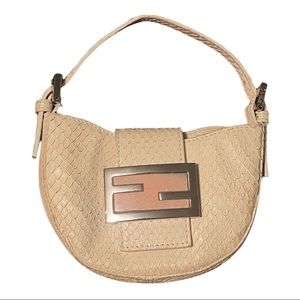 Fendi Micro Mini Cream Bag